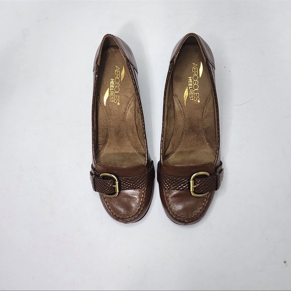 Aerosoles Heel Rest / Brown Leather 007 - Picture 6 of 11